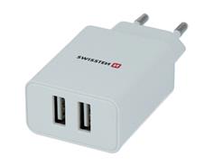 Swissten SÍŤ.2xUSB 21A+DAT.KAB.USB/LIGHT.