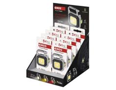 EMOS Nabíjecí mini LED svítilna – přívěšek, 750 lm, 10 ks, display box