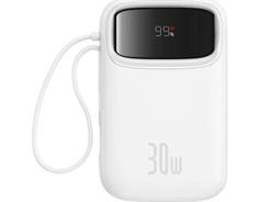 Baseus Qpow2 10000mAh, 30W, USB-C bílá 