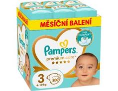 PAMPERS PLENKY PREMIUM CARE VEL.3/200 KS 