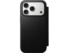 NOMAD Modern Leather Folio iP17 Pro Max Black