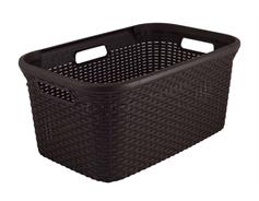 Curver Koš na prádlo Curver Style 45L tmavě hnědý