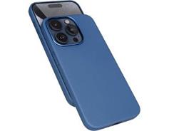EPICO Mag+LeatherCase iPhone 16 Pro Blue 