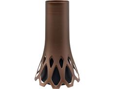 Váza hřbitovní Roseta bronz - se zátěží 1,3l