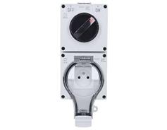 Solight 5B351 zásuvka s vypínačem IP66 