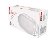 EMOS LED přisazené svítidlo QARI, oválné bílé 20W neutrální bílá, IP65