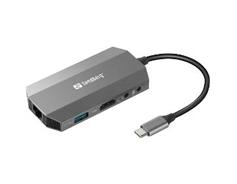 SANDBERG USB-C 6-in1 Travel Dock 