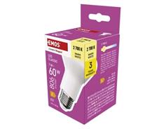 EMOS LED žárovka Classic R63 / E27 / 7 W  (60 W) / 806 lm / teplá bílá