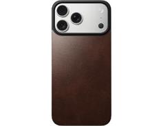 NOMAD Magnetic Leather Back MS iP17 Pro Brown