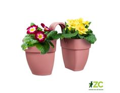Květináč Vibia Campana Flower Twin - dusty pink 21 cm 