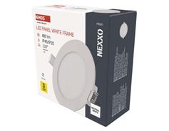 EMOS LED vestavné svítidlo NEXXO, kruhové, bílé, 7W, neutrální bílá