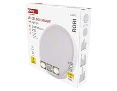 EMOS LED přisazené svítidlo RORI kruhové, bílé, 17W, se změnou CCT