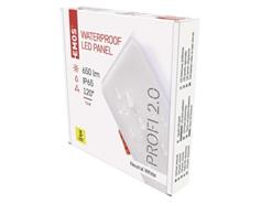 EMOS LED vestavné svítidlo VIXXO, čtvercové, bílé, 7,5W neutr.b.,IP65