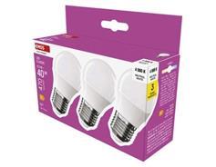 EMOS LED žárovka Classic Mini Globe / E27 / 4,2 W (40 W) / 470 lm / neutrální bílá