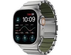 NOMAD Stratos FKM AW 45/46/49mm Sil/Grn 