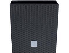 Prosperplast Květináč Prosperplast Rato Low antracit 22,3 x 22,3 x 22,8 cm