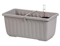 Truhlík samozavlažovací Siesta LUX - taupe 40 cm