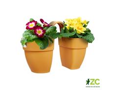 Květináč Vibia Campana Flower Twin - honey yellow 21 cm 