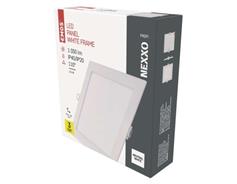 EMOS LED vestavné svítidlo NEXXO, čtvercové, bílé, 12,5W, neutrální bílá
