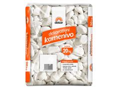 Mramor bílý valoun 40-60 mm - 20 kg (cena bez slev)