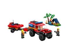 LEGO Hasičský vůz 4x4 a zách. člun 60412