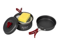 Acra Sada nádobí Acra C20 camping set alluminium pro 1-2 osoby