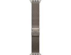 APPLE 49mm NaturalTitanium Milanese Loop Large