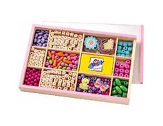 Woody 102190211 Korálky ABC v krabičce 