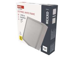 EMOS LED přisazené svítidlo NEXXO, čtvercové, bílé, 21W, neutrální bílá