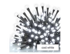EMOS Standard LED spojovací vánoční řetěz, 10 m, venkovní i vnitřní, studená bílá