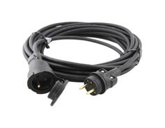 EMOS Venkovní prodlužovací kabel 15 m / 1 zásuvka / černý / guma / 230 V / 1,5 mm2
