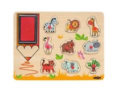 Woody 102191185 Razítka Exotická zvířata 