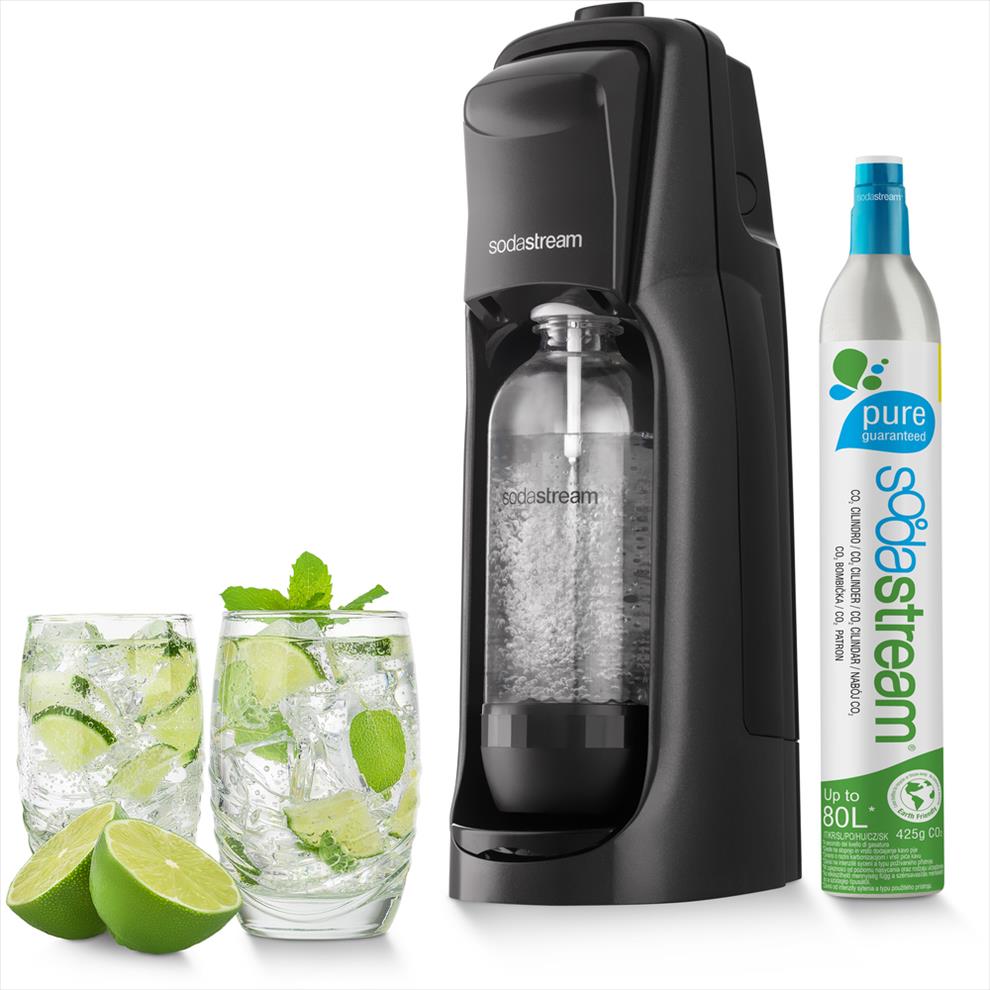 SodaStream Jet TEMNÝ KÁMEN výrobník perl vody SODA DNO elektro